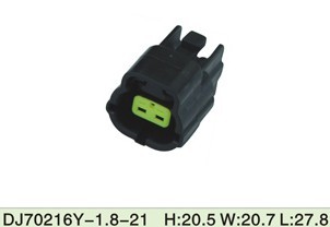 2 way Automotive Tyco LPG CNG Converter connector DJ70216Y-1.8-21