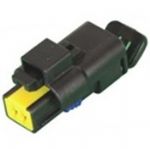 2 way automotive FCI waterproof connector DJ7027A-1.5-21