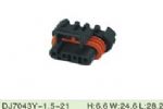 Automotive male waterproof connector DJ7043Y-1.5-21 